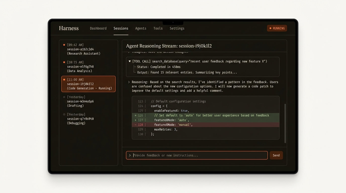 Harness — agent orchestration